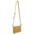 Parinda 11204 CARA (Mustard Tan) Quilted Faux Leather Crossbody Bag